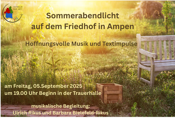 Sommerabendlicht Spaziergang